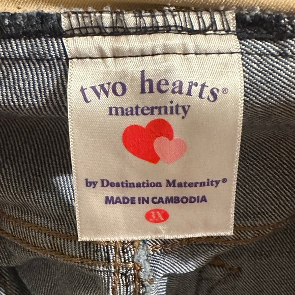 PLUS SIZE MATERNITY DENIM 3X - Picture 2 of 3